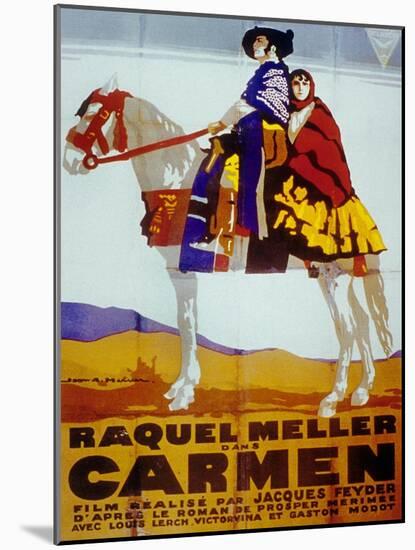 Carmen De Jacquesfeyder Avec Raquel Meller 1926-null-Mounted Photo
