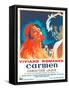 Carmen, French poster, Viviane Romance, Jean Marais, 1945-null-Framed Stretched Canvas