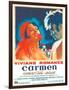 Carmen, French poster, Viviane Romance, Jean Marais, 1945-null-Framed Art Print