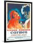 Carmen, French poster, Viviane Romance, Jean Marais, 1945-null-Framed Art Print