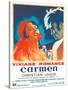 Carmen, French poster, Viviane Romance, Jean Marais, 1945-null-Stretched Canvas