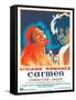 Carmen, French poster, Viviane Romance, Jean Marais, 1945-null-Framed Stretched Canvas