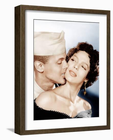 Carmen Jones, Harry Belafonte, Dorothy Dandridge, 1954-null-Framed Photo