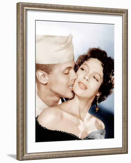 Carmen Jones, Harry Belafonte, Dorothy Dandridge, 1954-null-Framed Photo