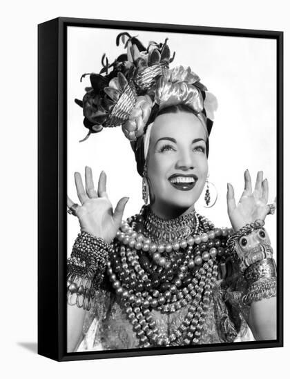 Carmen Miranda, ca. 1940s-null-Framed Stretched Canvas