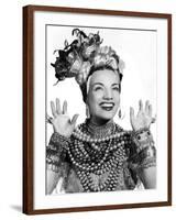 Carmen Miranda, ca. 1940s-null-Framed Photo