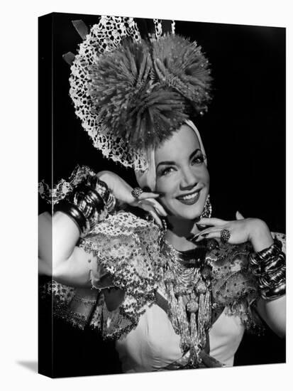 Carmen Miranda, ca. 1940s-null-Stretched Canvas