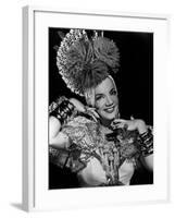 Carmen Miranda, ca. 1940s-null-Framed Photo