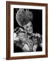 Carmen Miranda, ca. 1940s-null-Framed Photo