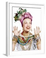 Carmen Miranda, ca. late 1940s-null-Framed Photo