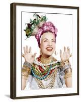 Carmen Miranda, ca. late 1940s-null-Framed Photo