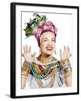 Carmen Miranda, ca. late 1940s-null-Framed Photo