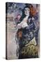 Carmencita (Portrait of Charlotte Berend-Corinth in Spanish Dres)-Lovis Corinth-Stretched Canvas