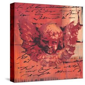 Carmesin Letter of an Angel-Anna Flores-Stretched Canvas