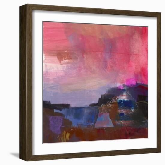 Carmine Skies  I-Marabeth Quin-Framed Art Print