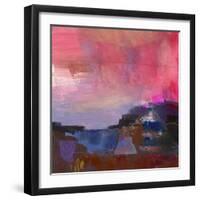 Carmine Skies  I-Marabeth Quin-Framed Art Print