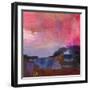 Carmine Skies  I-Marabeth Quin-Framed Art Print