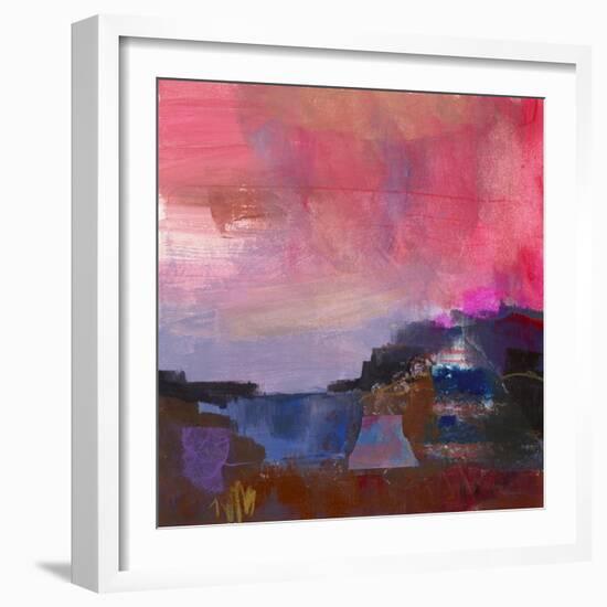 Carmine Skies  I-Marabeth Quin-Framed Art Print