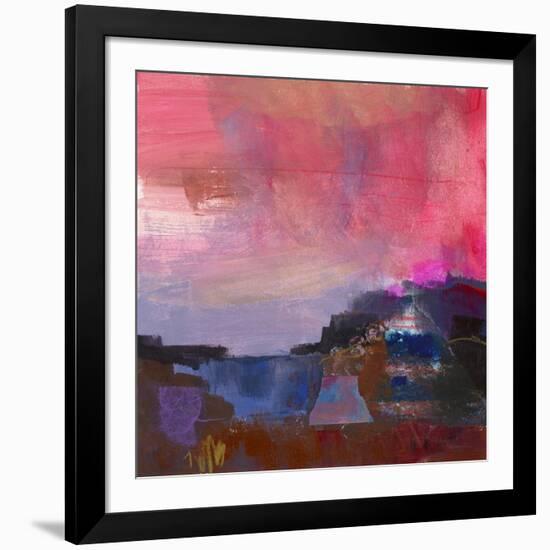 Carmine Skies  I-Marabeth Quin-Framed Art Print