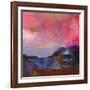 Carmine Skies  I-Marabeth Quin-Framed Art Print