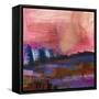 Carmine Skies  II-Marabeth Quin-Framed Stretched Canvas