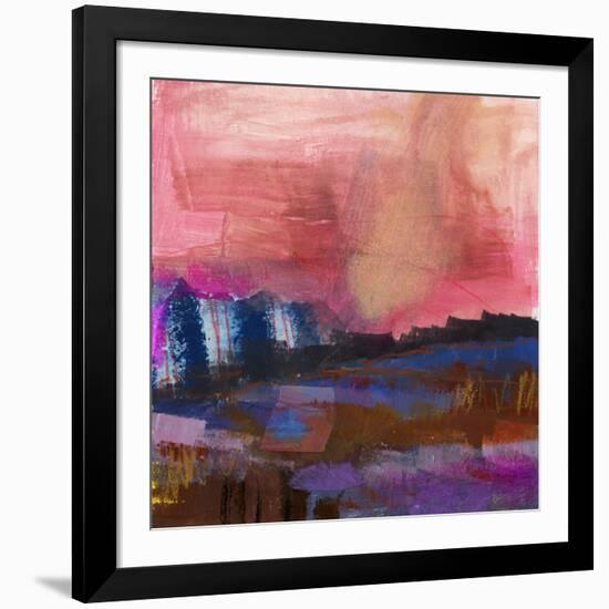 Carmine Skies  II-Marabeth Quin-Framed Art Print