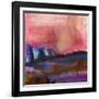 Carmine Skies  II-Marabeth Quin-Framed Art Print