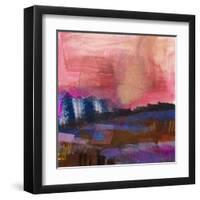 Carmine Skies  II-Marabeth Quin-Framed Art Print