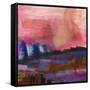 Carmine Skies  II-Marabeth Quin-Framed Stretched Canvas