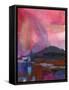 Carmine Skies  III-Marabeth Quin-Framed Stretched Canvas