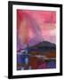 Carmine Skies  III-Marabeth Quin-Framed Art Print