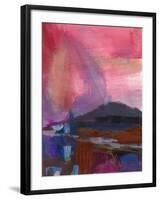 Carmine Skies  III-Marabeth Quin-Framed Art Print