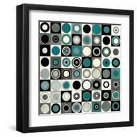 Carnaby Street Blue-Hugo Wild-Framed Art Print