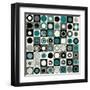 Carnaby Street Blue-Hugo Wild-Framed Art Print