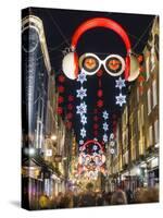Carnaby Street Christmas-Charles Bowman-Stretched Canvas