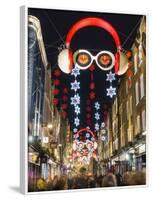 Carnaby Street Christmas-Charles Bowman-Framed Photographic Print