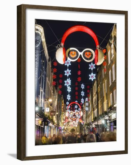 Carnaby Street Christmas-Charles Bowman-Framed Photographic Print