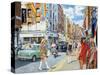 Carnaby Street in the 60s-Trevor Mitchell-Stretched Canvas