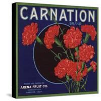 Carnation Brand - Anaheim, California - Citrus Crate Label-Lantern Press-Stretched Canvas