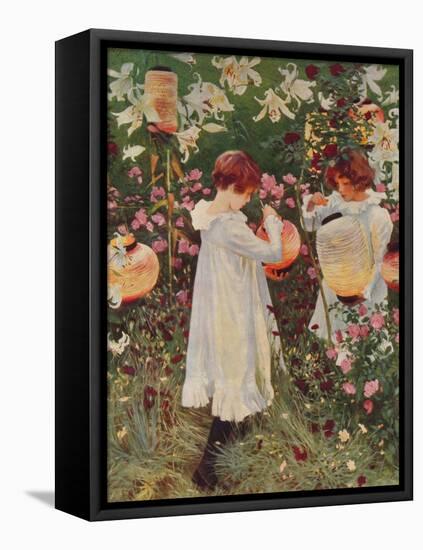 Carnation, Lily, Lily, Rose, 1885-86, (1938)-John Singer Sargent-Framed Stretched Canvas