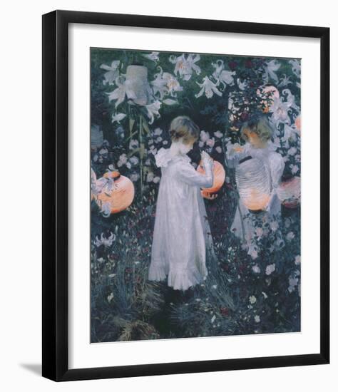 Carnation, Lily, Lily, Rose-John Singer Sargent-Framed Art Print