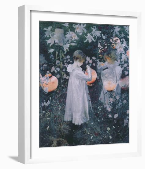 Carnation, Lily, Lily, Rose-John Singer Sargent-Framed Art Print