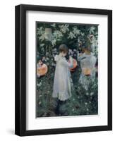 Carnation, Lily, Lily, Rose-John Singer Sargent-Framed Giclee Print