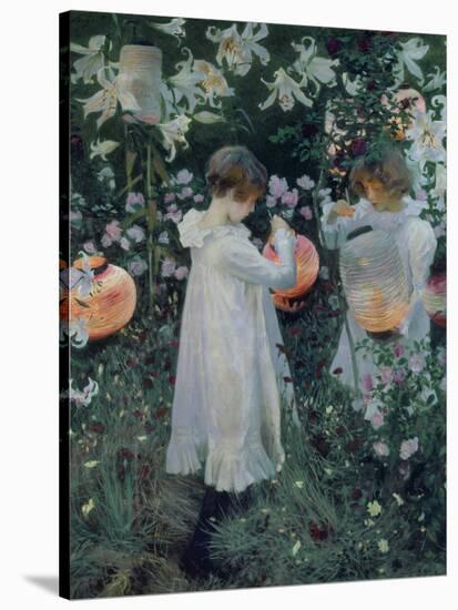 Carnation, Lily, Lily, Rose-John Singer Sargent-Stretched Canvas