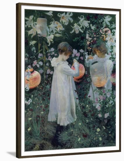 Carnation, Lily, Lily, Rose-John Singer Sargent-Framed Premium Giclee Print