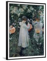 Carnation, Lily, Lily, Rose-John Singer Sargent-Framed Premium Giclee Print