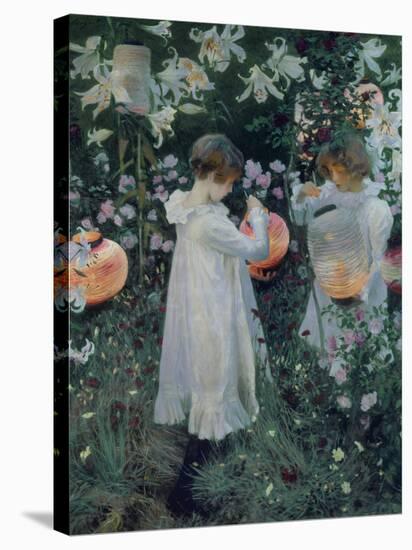 Carnation, Lily, Lily, Rose-John Singer Sargent-Stretched Canvas