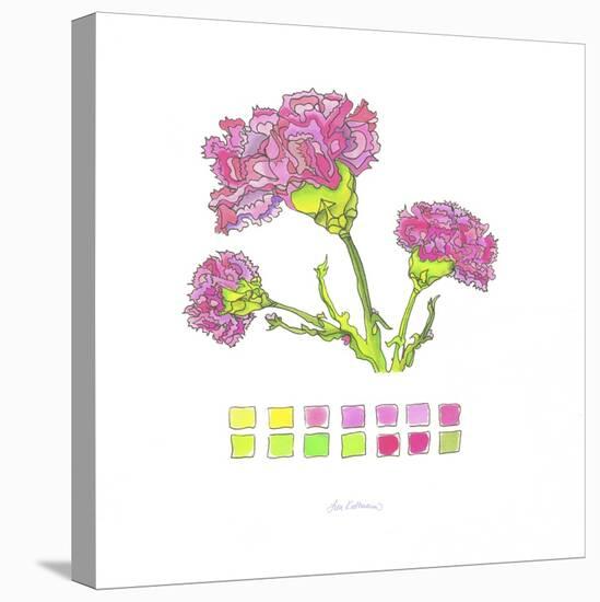 Carnation-Lisa Katharina-Stretched Canvas