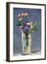 Carnations and Clematis in a Crystal Vase-Edouard Manet-Framed Art Print