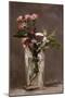 Carnations and Clematis in a Crystal Vase-Edouard Manet-Mounted Giclee Print